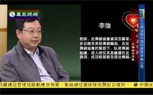 反传销专家李强老师接受凤凰卫视采访